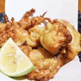 ヤリイカのミミ唐揚げ